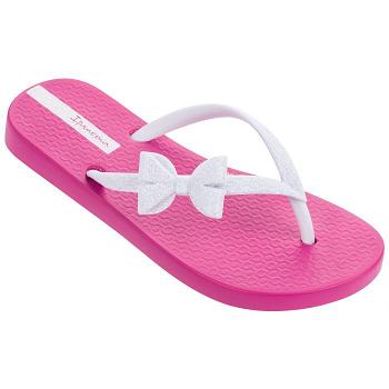 Ipanema Slippers Kinderen Lolita Bow Wit Roze KH4039682 Belgie